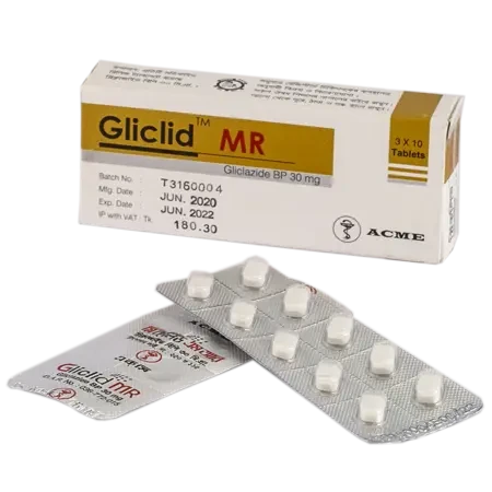 Tablet Gliclid MR 30 mg (30pcs)